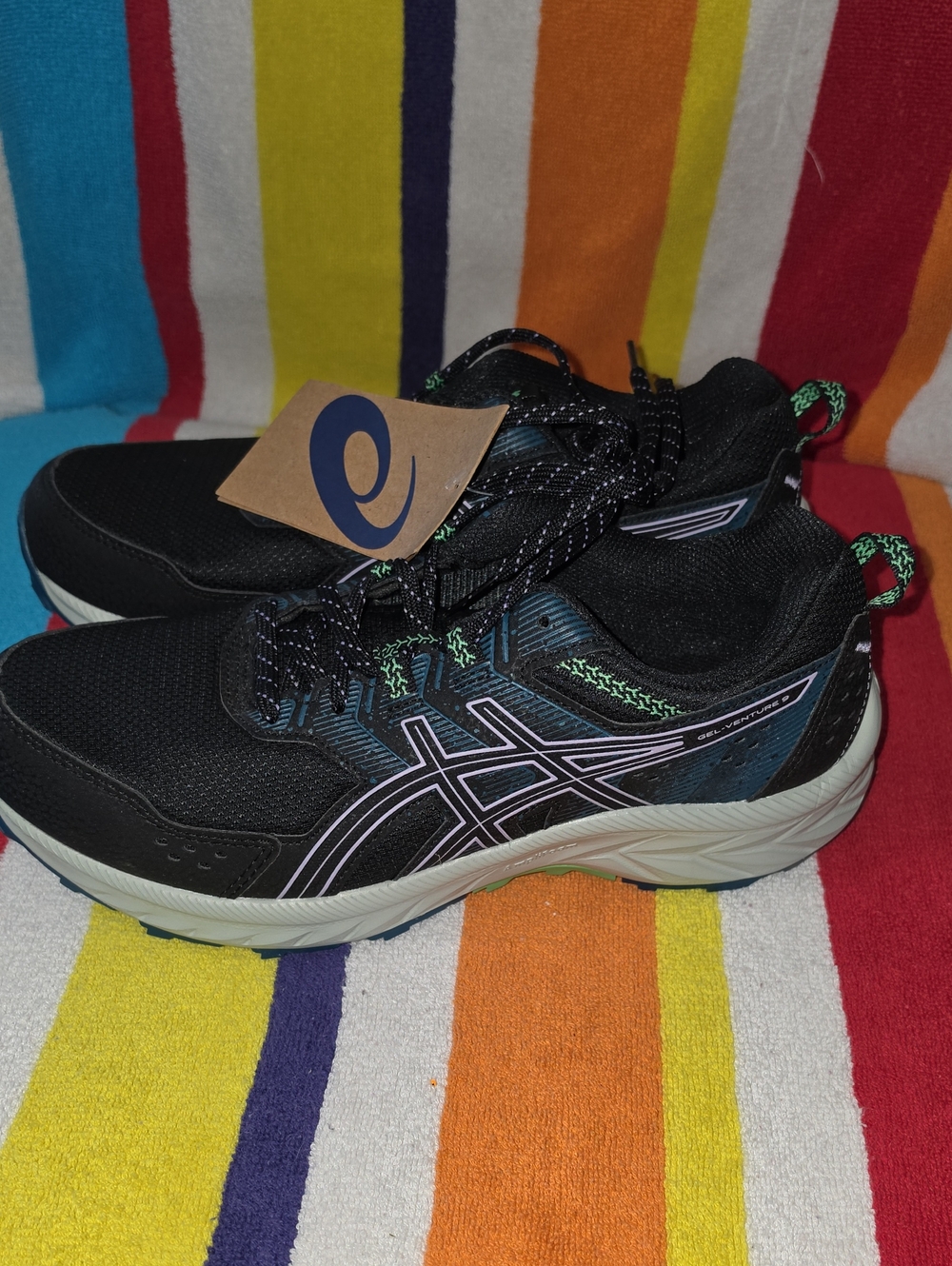ASICS Women's Gel-Venture 9 trail running shoes Size 9 Wide NWT